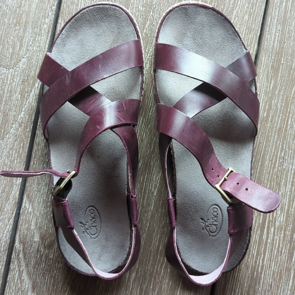 Chaco Purple Strappy Sandal